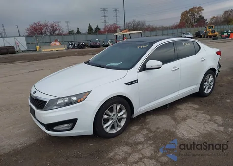 2013 Kia Optima Ex z USA, uszkodzony, nr VIN 5XXGN4A72DG256423